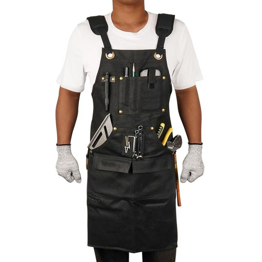 Farm Work Apron: BRITEREE Woodworking Waxed Canvas Apron
